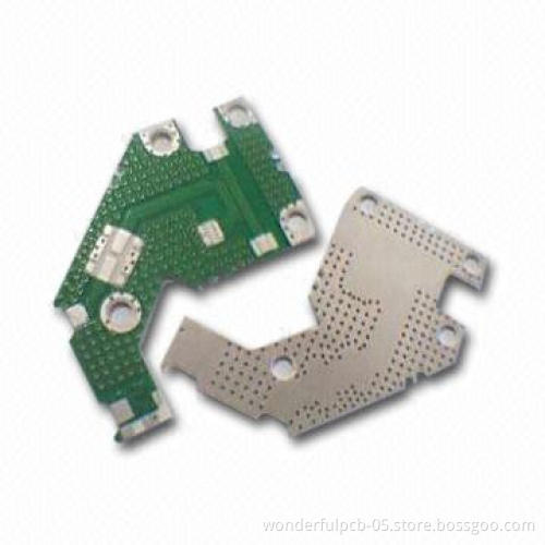 Double-layered FR4 PCB with White Silkscreen and ± 0.13 Shape Tolerance